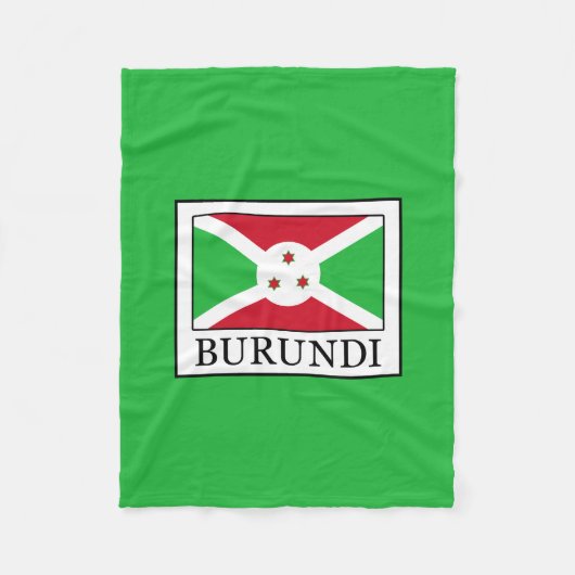 Burundi Fleecedecke (Vorderseite)