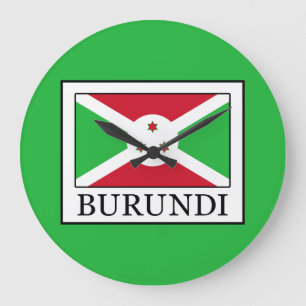 Burundi Große Wanduhr