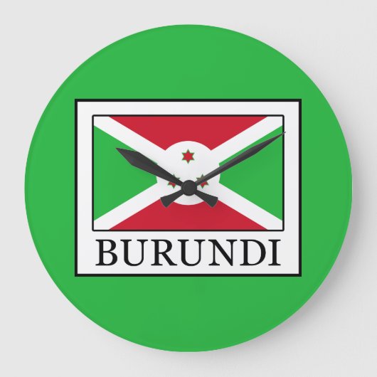 Burundi Große Wanduhr (Vorderseite)