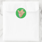 Burundi-Kartenaufkleber Runder Aufkleber (Tasche)