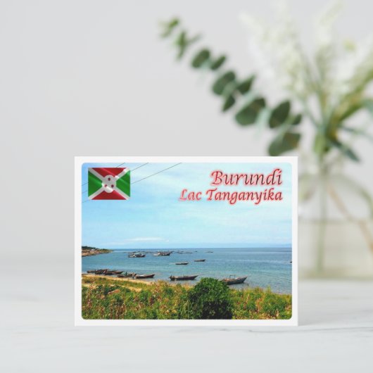 Burundi - Lac Tanganjika - Postkarte (Stehend Vorderseite)