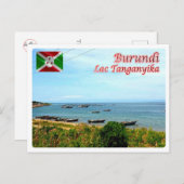 Burundi - Lac Tanganjika - Postkarte (Vorne/Hinten)