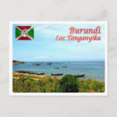 Burundi - Lac Tanganjika - Postkarte (Vorderseite)