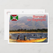 Burundi - Lac Tanganjika - Postkarte (Vorne/Hinten)