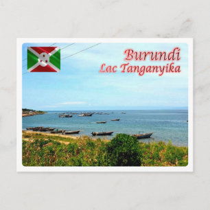 Burundi - Lac Tanganyika - Postkarte