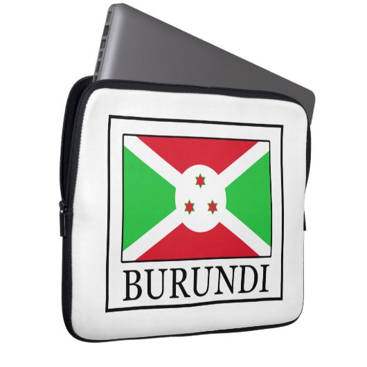 Burundi Laptopschutzhülle (Vorne Rechts)