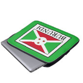Burundi Laptopschutzhülle (Vorne Knopf)