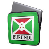 Burundi Laptopschutzhülle (Vorderseite Links)