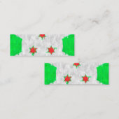 Burundi Ölgemälde Zeichnend Mini Visitenkarte (Vorne/Hinten)