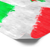 Burundi Ölgemälde Zeichnend Poster (Ecke)