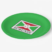 Burundi Pappteller (Schrägansicht)