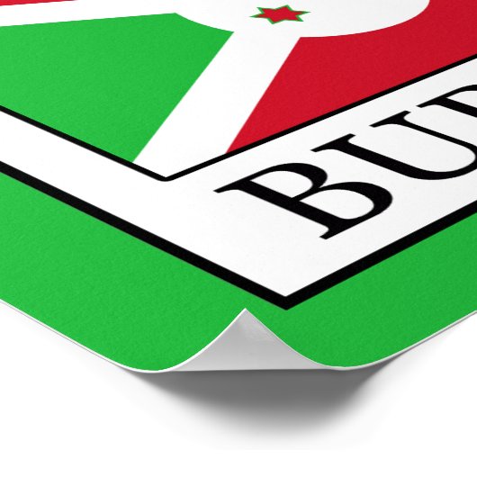 Burundi Poster (Ecke)