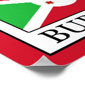 Burundi Poster (Ecke)