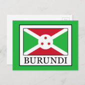 Burundi Postkarte (Vorne/Hinten)