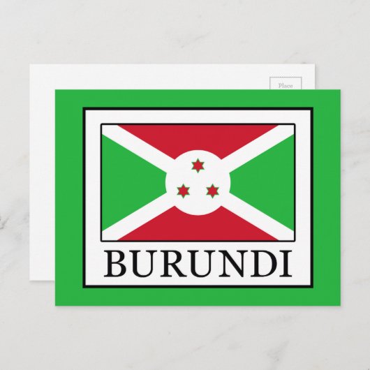 Burundi Postkarte (Vorne/Hinten)