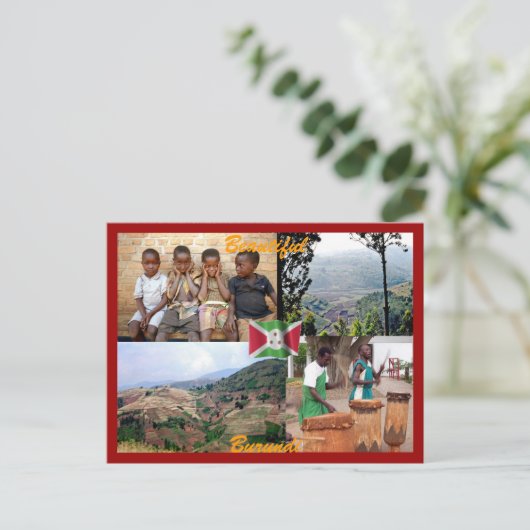 Burundi Postkarte (Stehend Vorderseite)