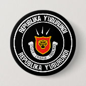 Burundi Round Emblem Button (Vorderseite)