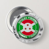 Burundi Round Emblem Button (Vorne & Hinten)