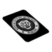 Burundi Round Emblem Magnet (Rechte Seite)