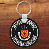 Burundi Round Emblem Schlüsselanhänger (Vorderseite)