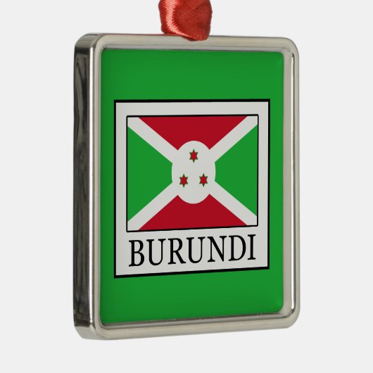 Burundi Silbernes Ornament (Rechts)