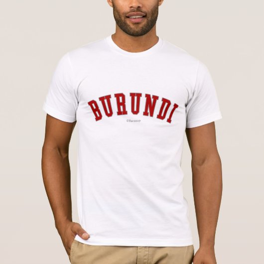 Burundi T-Shirt (Vorderseite)