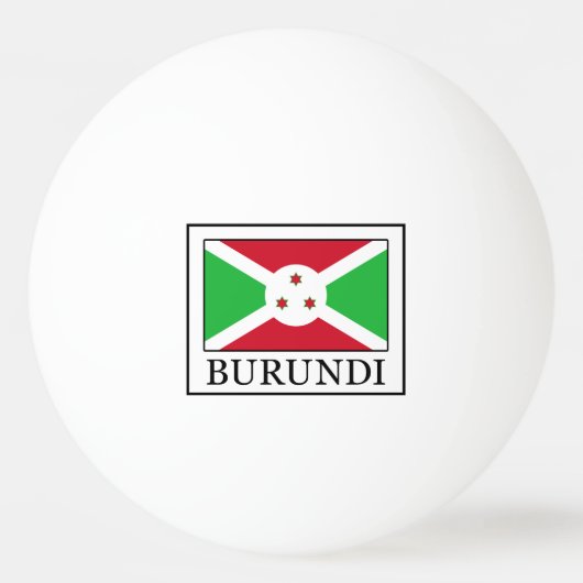Burundi Tischtennisball (Vorderseite)