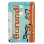 Burundi Vintage Reiseplakat Magnet (Vertikal)