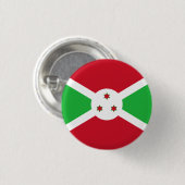 Burundische Flagge, Flagge Burundis Button (Vorne & Hinten)