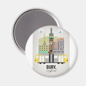 Bury Magnet (Vorderseite/Rückseite)
