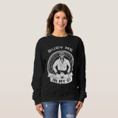 Bury Me In My Gi Skeleton Brazilian Jiu Jitsu BJJ Sweatshirt (Vorne ganz)