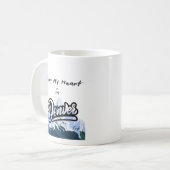 Bury Mein Herz in Denver Kaffeetasse (Vorderseite Links)
