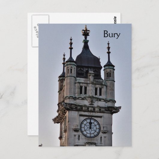 Bury Postcard Postkarte (Vorne/Hinten)