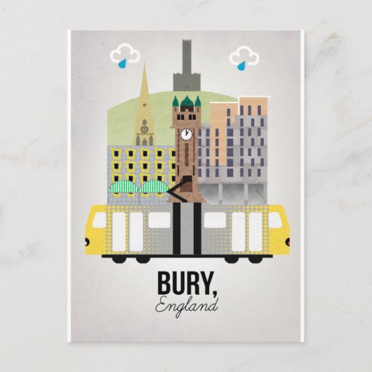 Bury Postkarte (Vorderseite)