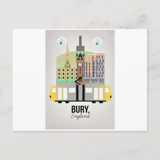 Bury Postkarte (Vorderseite)