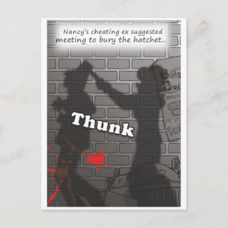 'Bury the Hatchet' Postkarte