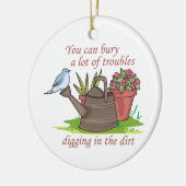 Bury Troubles Keramik Ornament (Links)