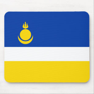 Buryatia flag Mousepad