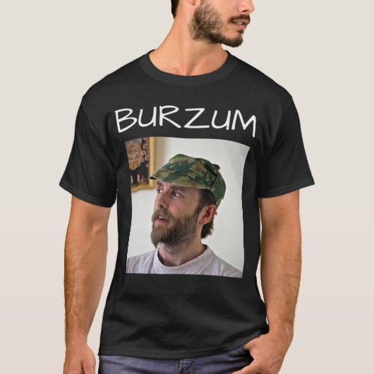 Burzum Varg Vikernes Black Metal History T-Shirt (Vorderseite)