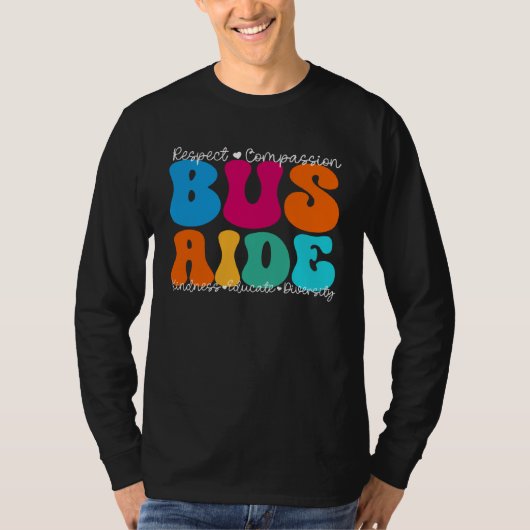 Bus Aide Appreciation Week Back to School T-Shirt (Vorderseite)