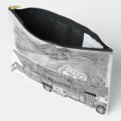 Bus auf einer Accessoire-Tasche Zubehörtasche (Offen)
