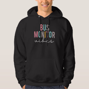 Bus-Aufsicht-Vibes Farbiger Wertschätzungstag Rück Hoodie