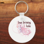 Bus Babe Schlüsselanhänger (Vorderseite)