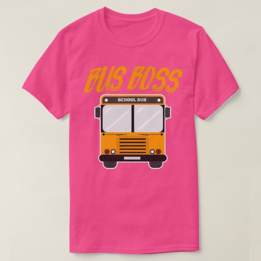 Bus Boss Funny School Busfahrer Classic TShirt (Design vorne)