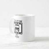 Bus-Bremsungen Kaffeetasse (Vorderseite Links)