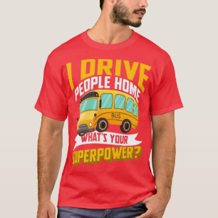 Bus Bus Driver Omnibus Public Transport Profession T-Shirt