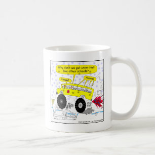 Bus-Cartoon mit 686 Monstern Schul Kaffeetasse