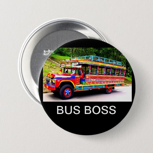 BUS-CHEF BUTTON (Vorne & Hinten)