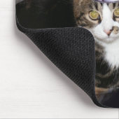 Bus, der Katze fährt Mousepad (Ecke)