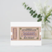 Bus der Linie Leviathan Innsmouth Postkarte (Stehend Vorderseite)